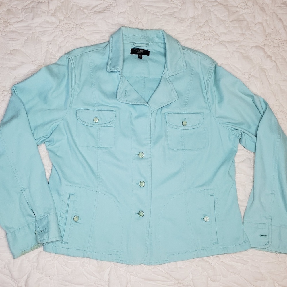Talbots Light Blue Denim Jacket